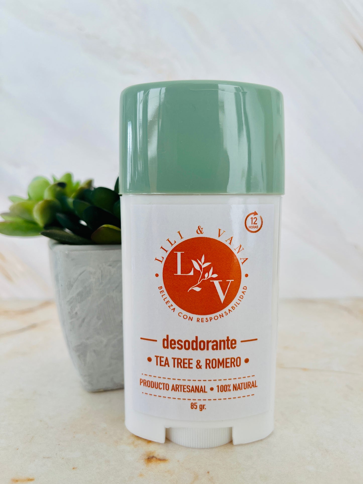 Desodorante natural de Tea Tree & Romero