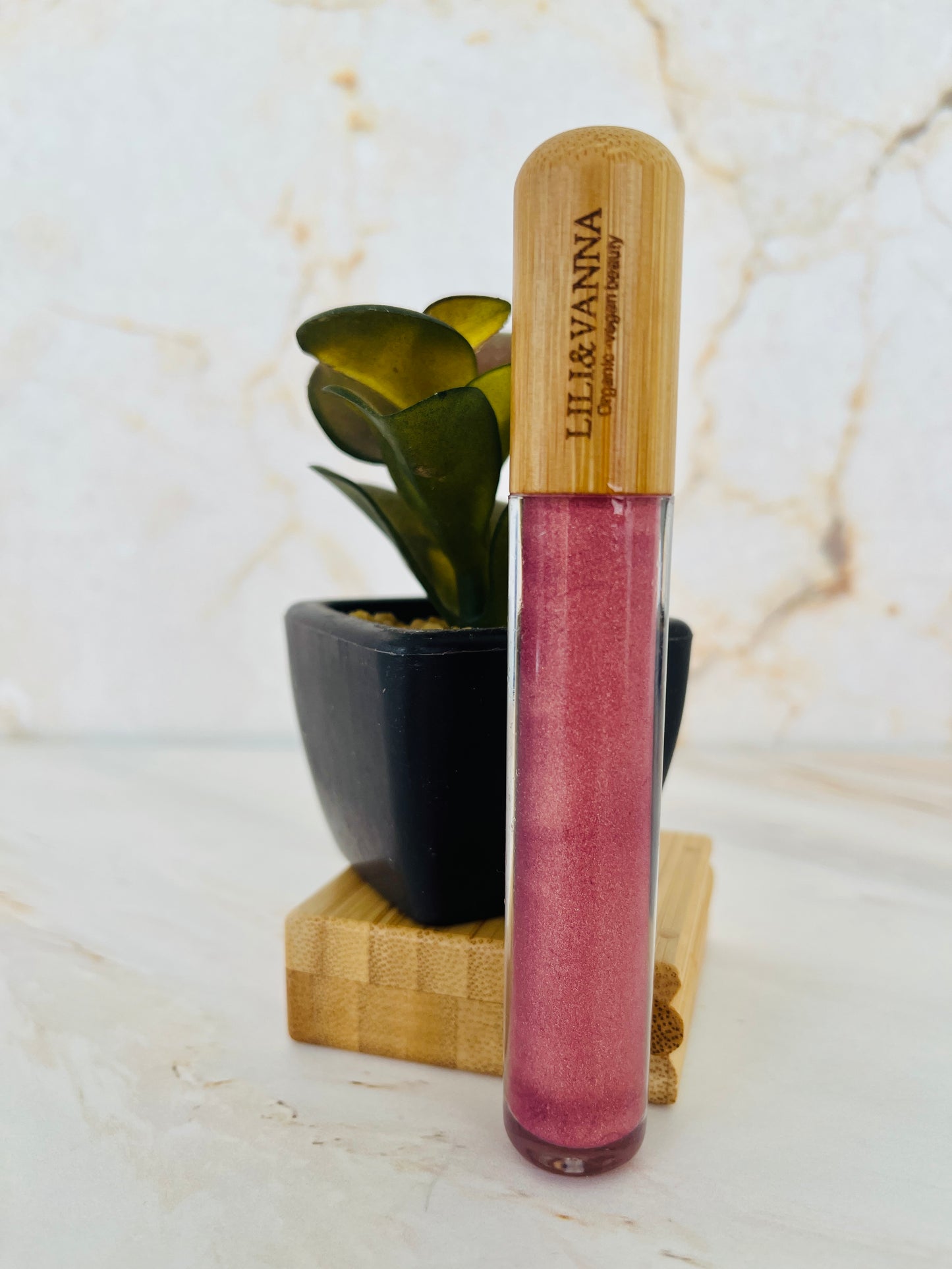 Lipgloss de Vainilla Tono Bugambilia