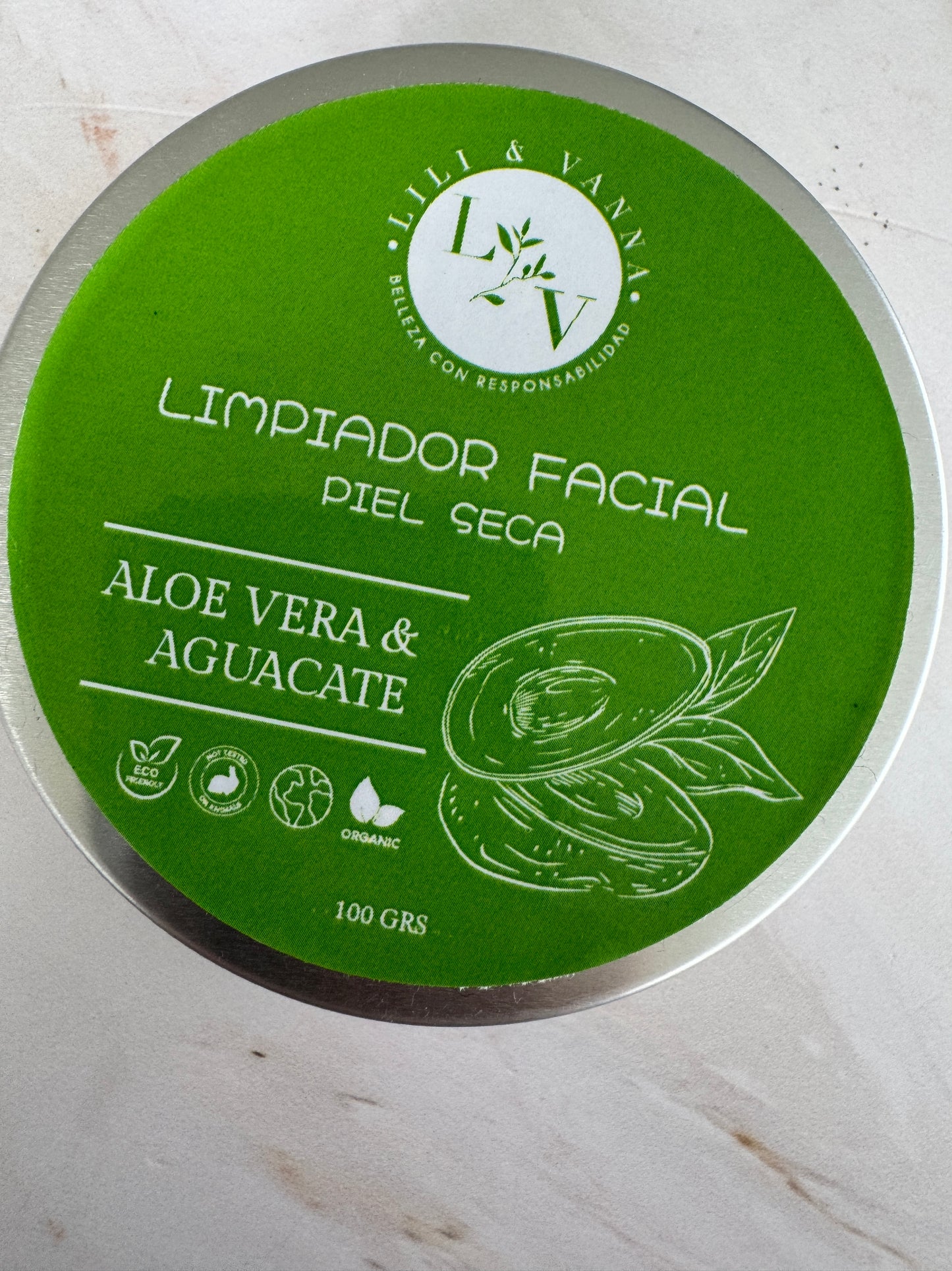 Limpiador Facial Hidratante Para pieles Secas o Deshidratadas de Aguacate