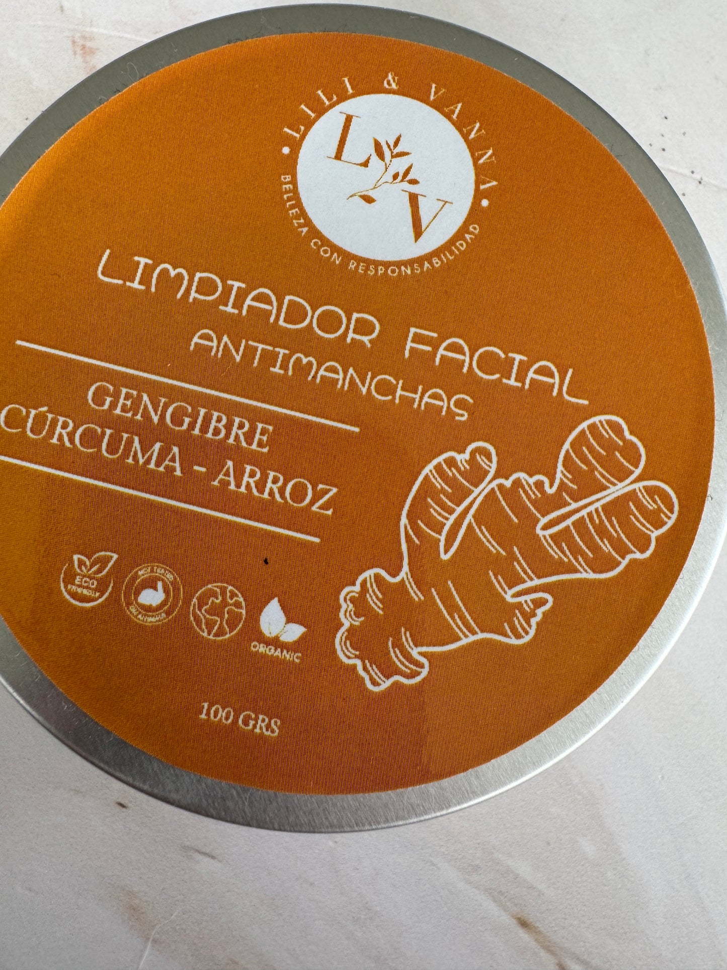 Limpiadora Facial Antimanchas de Curcuma