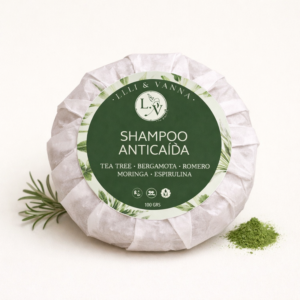 Anticaida                                   Shampoo de Romero - Bergamota & Espirulina
