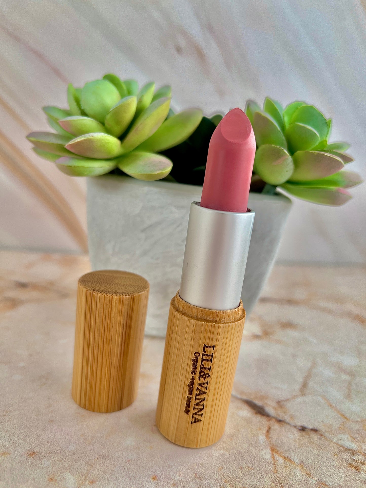 Labial con mango Tono  Rose